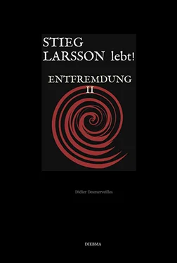 Didier Desmerveilles Stieg Larsson lebt! обложка книги