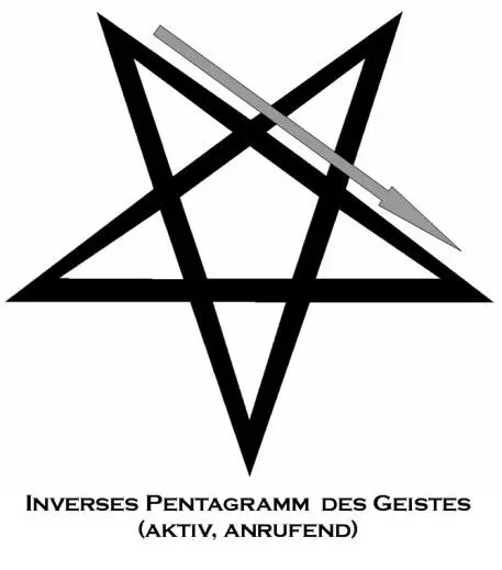 Im Nordosten des Raumes zieht der Protagonist ein inverses Pentagramm des - фото 30
