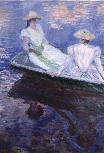 Клод Моне Девушки в лодке 1887 7 января Верить или не верить в будущность - фото 23