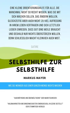 Markus Mayer Selbsthilfe zur Selbsthilfe обложка книги