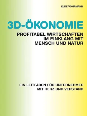 Elke Vohrmann 3D-Ökonomie – Profitabel wirtschaften im Einklang mit Mensch und Natur обложка книги