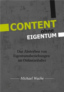 Michael Wache CONTENT ohne EIGENTUM обложка книги