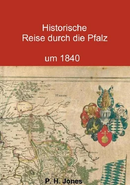 P. H. Jones Historische Reise durch die Pfalz um 1840 обложка книги