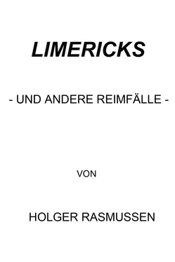 Holger Rasmussen Limericks - und andere Reimfälle обложка книги