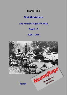 Frank Hille Drei Musketiere - Eine verlorene Jugend im Krieg, Sammelband 1 обложка книги