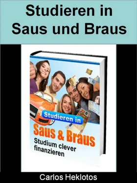 Carlos Heklotos Studieren in Saus und Braus - Studium clever finanzieren обложка книги