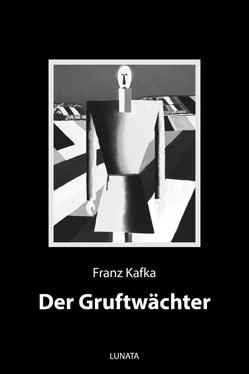 Franz Kafka Ein Gruftwächter обложка книги