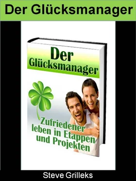 Steve Grilleks Der Glücksmanager - Zufriedener leben in Etappen und Projekten  обложка книги