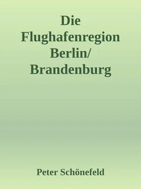 Peter Schönefeld Die Flughafenregion Berlin/Brandenburg (BER) обложка книги