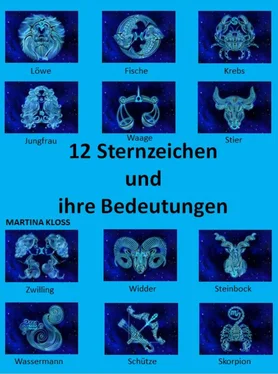 Martina Kloss 12 Sternzeichen und ihre Bedeutungen обложка книги