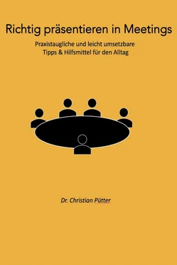 Christian Pütter Richtig präsentieren in Meetings обложка книги