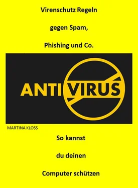 Martina Kloss Virenschutz Regeln gegen Spam, Phising und Co. обложка книги