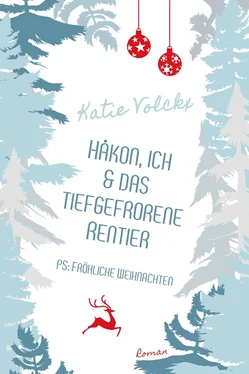 Katie Volckx Håkon, ich und das tiefgefrorene Rentier (P.S. Fröhliche Weihnachten) обложка книги