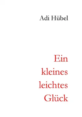 Adi Hübel Ein kleines, leichtes Glück обложка книги