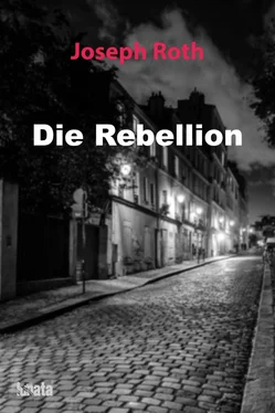 Joseph Roth Die Rebellion обложка книги