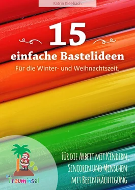Katrin Kleebach 15 einfache Bastelideen - für die Winter und Weihnachtszeit. обложка книги