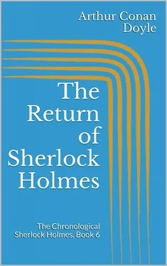 Arthur Conan Doyle The Return of Sherlock Holmes обложка книги