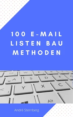 André Sternberg 100 E-Mail Listen Bau Methoden обложка книги