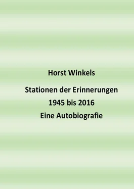 Horst Winkels Stationen der Erinnerungen 1945 bis 2016 - Eine Autobiografie обложка книги