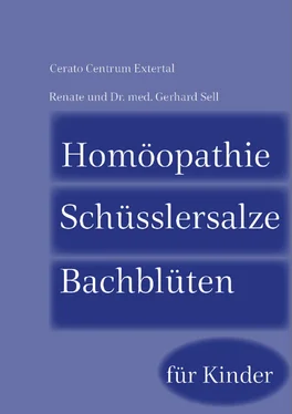 Renate Sell Homöopathie-Schüsslersalze-Bachblüten für Kinder обложка книги