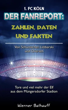 Werner Balhauff Die Geißböcke – Zahlen, Daten und Fakten des 1. FC Köln обложка книги