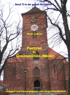 Horst Lederer Pastoren in Grevesmühlen обложка книги