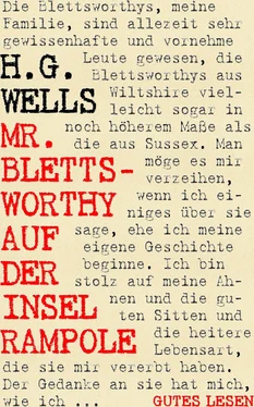 H. Wells Mr. Blettsworthy auf der Insel Rampole обложка книги