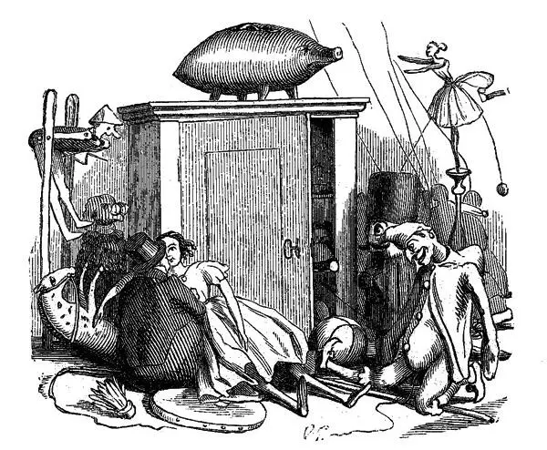 Das kleine Puppentheater wurde nun so aufgestellt daß das Geldschein gerade - фото 47