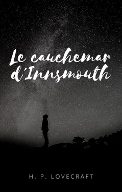 Howard Lovecraft Le Cauchemar d'Innsmouth обложка книги