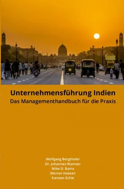 Wolfgang Bergthaler Unternehmensführung Indien обложка книги
