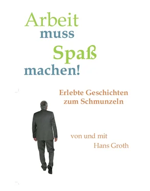 Hans Groth Arbeit muss Spaß machen! обложка книги