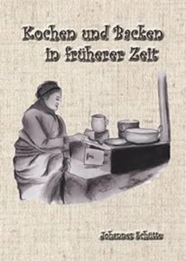 Johannes Schütte Kochen und Backen in früheren Zeiten 1 обложка книги