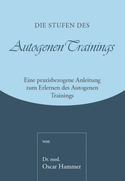 Dr. med. Oscar Hammer Die Stufen des Autogenen Trainings обложка книги