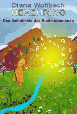 Diana Wolfbach HEXENRING Das Geheimnis der Buchstabenhexe обложка книги