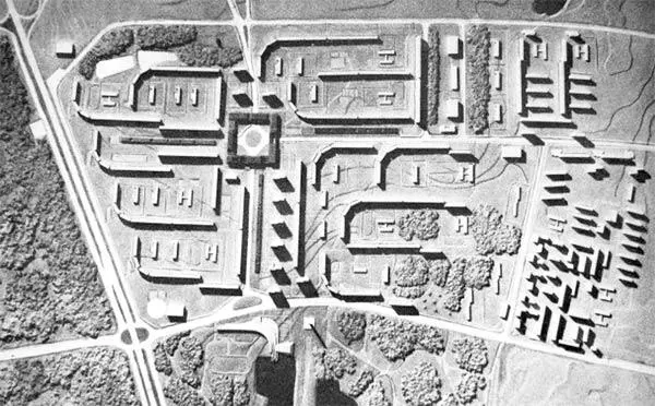 Планировка жилого района Ивановское Макет Архитекторы В Лебедев П - фото 98