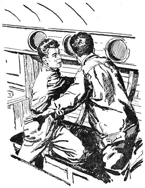 The rolling of the sea had abated somewhat and Jim looked out of an open - фото 1