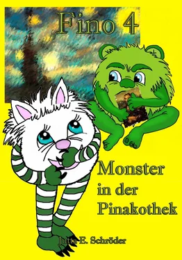 Jutta E. Schröder Fino 4 - Monster in der Pinakothek обложка книги