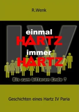 Rainer Wenk Einmal Hartz IV Immer Hartz IV обложка книги