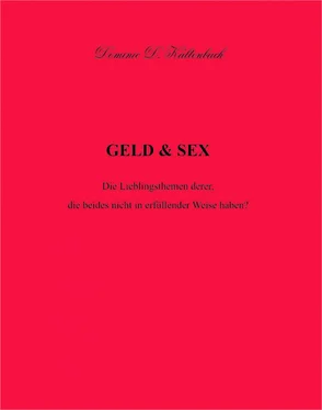 Dominic D. Kaltenbach GELD & SEX обложка книги