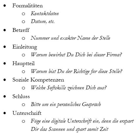 Motivationsschreiben Als Addendum kannst Du ein handschriftliches - фото 14