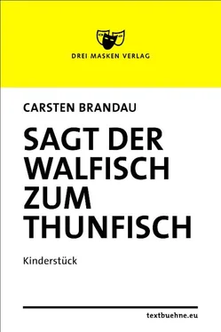 Carsten Brandau Sagt der Walfisch zum Thunfisch обложка книги