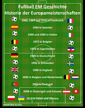 Martina Kloss Fußball EM Geschichte – Historie der Europameisterschaften обложка книги