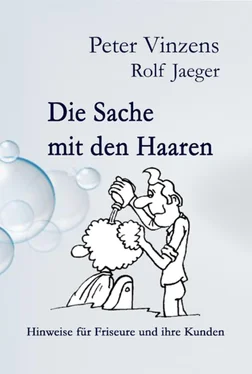 Peter Vinzens Die Sache mit den Haaren обложка книги