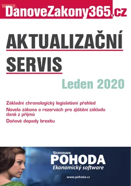 NEWSLETTER - vydavatelství Daňové zákony 2020 - Aktualizační servis LEDEN обложка книги