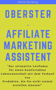 André Sternberg Oberster Affiliate Marketing Assistent обложка книги