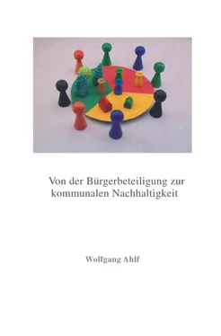 Wolfgang Ahlf Von der Bürgerbeteiligung zur kommunalen Nachhaltigkeit обложка книги