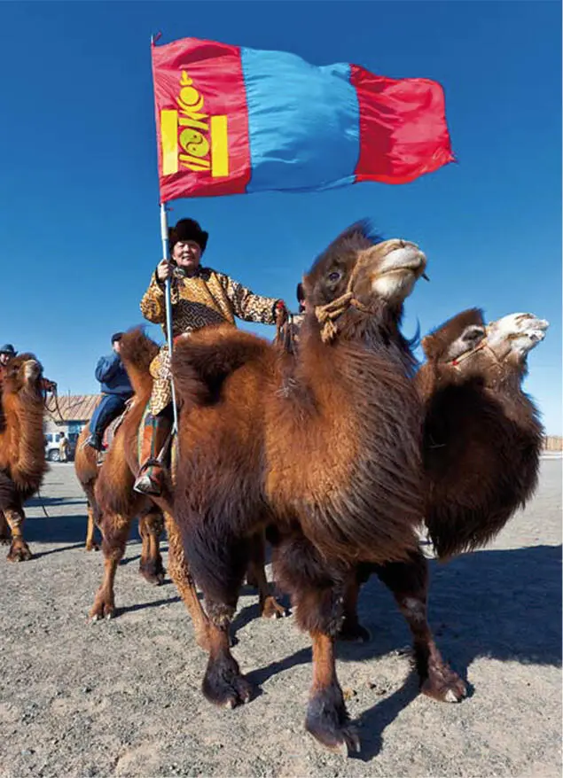 Die Gobi im Winter Eisiger Wind und Kälte prägen die Landschaft Конец - фото 62
