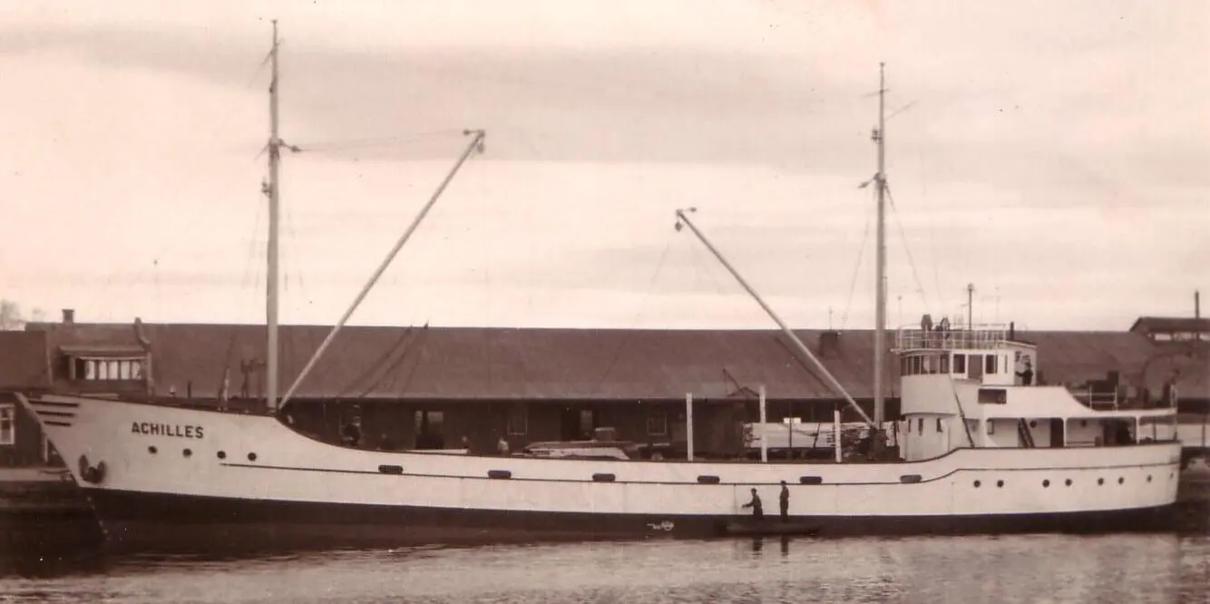 MS ACHILLES Eigner Kapitän Fritz von Busch Indienststellung am 19Juni - фото 23