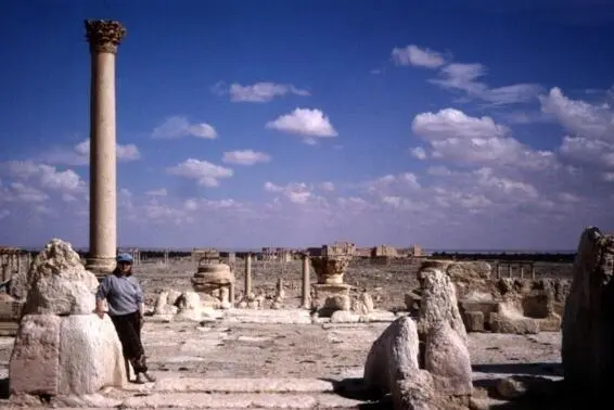 Römische Ruinen in TadmorPalmyra Auf dem Bazar von DeirezZour - фото 16