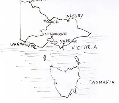 Ich erreiche bald den Staat Victoria Und was dann kommt der Highway ist sehr - фото 4